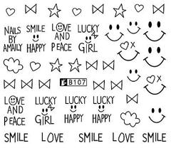 Water Stickers B107
