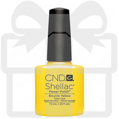 Подарунок! CND Shellac Bicycle Yellow 7,3 мл