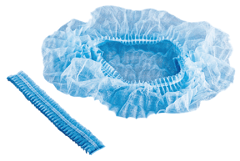 Non-woven Clip Caps Blue 100 шт