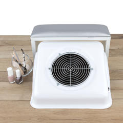 Armrest for Manicure on White Legs Silver XL