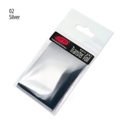 Nail Art Transfer Foil 02 Silver