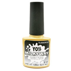 RubberOid Milkyway WHITE Soak Off Hard Base 8 мл