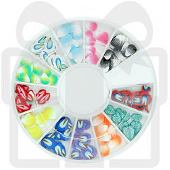 Подарунок! YRE Nail Art Fimo Feathers