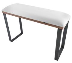 Pedicure Stand Loft Black Legs White