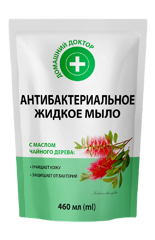 Антибактеріальне мило з олією чайного дерева дой-пак 460 мл