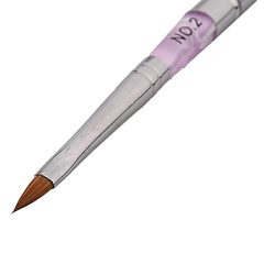 Nail Art Brush Acrylic #2 with removable handle