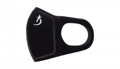 Двошарова чорна маска з неопрену з логотипом