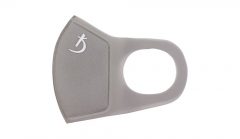 Двошарова сіра маска з неопрену з логотипом