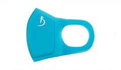 Двошарова блакитна маска з неопрену без клапана з логотипом