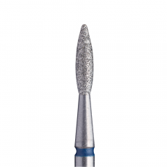 Фреза алмазна гостре полум`я синє 2,1 мм