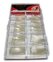 Salon Nail Clear Contact Tips 100 шт