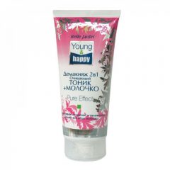 Young&Happy Демакіяж 2 в 1 тонік і молочко, що очищає, 200 мл
