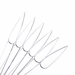 Типси на кільці прозорі гострі 50 шт