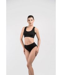 Топик зі вставними чашками Black (розмір XL)