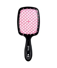 Soft Touch Hairbrush Black/Light Pink