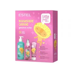 LITTLE ME Set Magic radiance (shampoo 2 in 1 + spray-shine + glitter gel)