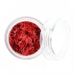 Shaving-Straw №03 (Red Holographic)