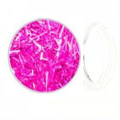 Shaving-Straw №05 (Crimson Holographic)