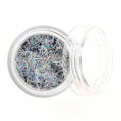 Shaving-Straw №08 (Silver Holographic)