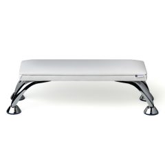 MАХI White on Chrome Legs