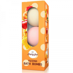 Dairy Fun Fizzing Bath Bombs 3 шт x 100 г