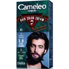 Cameleo Men Hair Color Cream Dark Brown 30 мл