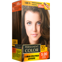 Permanent Color №5.00 Light Brown Dark