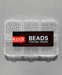 Beads for Nail Design Light Gray