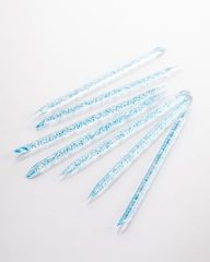 Reusable Plastic Cuticle Sticks Blue 50 шт