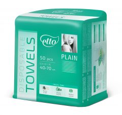 Disposable Towels Plain White 40x70 см 50 шт