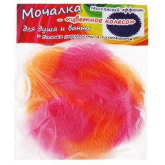 Shower Sponge Orange-Crimson