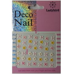 Ladybird Deco Nail Sticker 3DN09