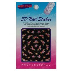 3D Design Nail Sticker 1001