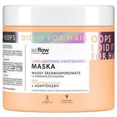So!Flow Пом`якшувальна протеїнова маска для волосся середньої пористості 400 мл