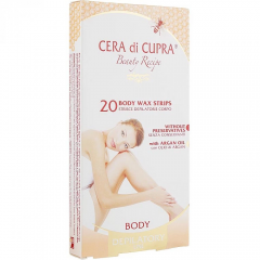 Body Wax Strips with Argan Oil 20 шт