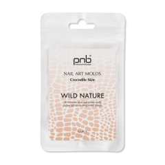 Wild Nature Nail Art Molds Crocodile Skin 12 шт