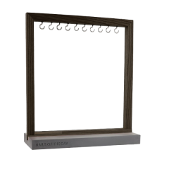 Wooden+Concrete Stand for Tips Black