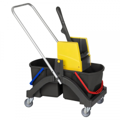 AquvaViz Wet Mop Trolley 2x17 л