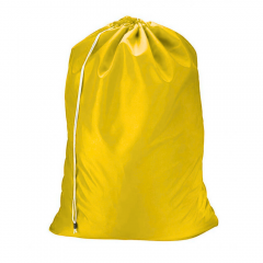 Drawstring Laundry Bag Yellow