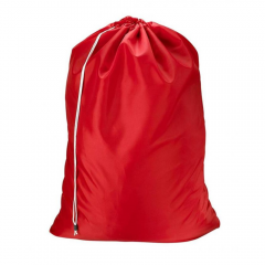 Drawstring Laundry Bag Red