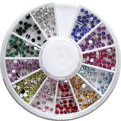 Rhinestone Carousel Compact