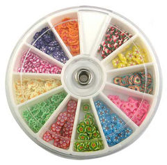 Nail Art Fimo Flowers