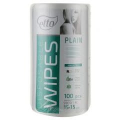 Disposable Wipes Plain White 15x15 см 100 шт