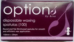 Wide Wooden Spatulas 100 шт