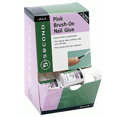 Pink Brush On Nail Glue 6 г