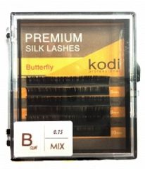 Premium Silk Lashes Butterfly Black (B /0.15, 10-12 мм)