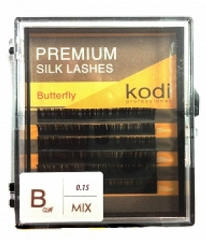Premium Silk Lashes Butterfly Black (B/0.15, 14-16 мм)