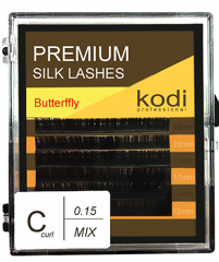 Eyelashes Mix З /0,15 мм/10-12 мм Butterfly pack