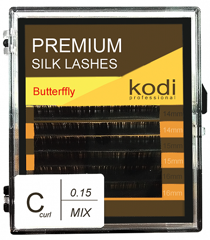 Eyelashes Mix З /0,15 мм/14-16 мм Butterfly pack