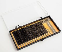 Colored Dark-Brown Eyelashes Mix C /0,10 мм/10-11мм Butterfly